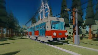 ||Обзор Трамвая Tatra T3 •Simple Sandbox 2• #SSB2 ||Nitro||