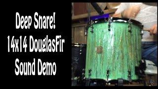 14x14 snare drum demo outlawdrums