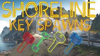 ALL Shoreline Key Spawns (UPDATED) - Key Spawn Guide  - Escape From Tarkov