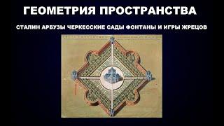 ГЕОМЕТРИЯ ПРОСТРАНСТВА. АРБУЗЫ И СТАЛИН ЧЕРКЕССКИЕ САДЫ И ФОНТАНЫ. ИГРЫ ЖРЕЦОВ И РИМСКИЕ ТУАЛЕТЫ