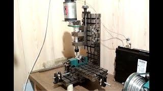 Homemade milling machine. Part 3 - power and the first chips