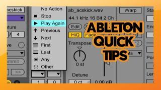 Introduction to Ableton's Follow Actions (Live 10 and earlier)