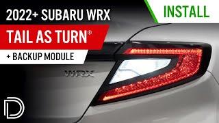 Quick Install: 2022-2023 Subaru WRX Tail as Turn® +Backup Module | Diode Dynamics