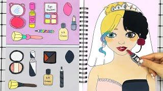 [Paper DIY] Bridal Makeup Wednesday and Enid #2 Creative Makeup Tutorial