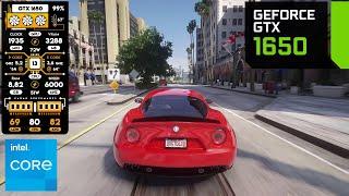 GTA 5 Enhanced on GTX 1650 - Maximum Graphics Settings!