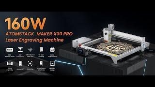 New Arrival Atomstack X30 Pro 33W Laser engraving machine