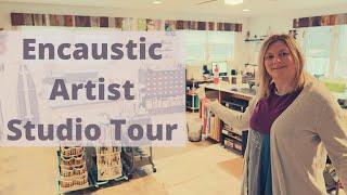 Tour of Studio Stacy's Encaustic Art Studio