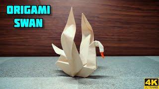 Origami Swan | Origami tutorial | Paper craft | Magic Folds