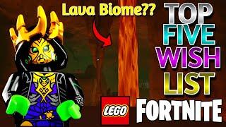 Top 5 Things To LEVEL UP Lego Fortnite!