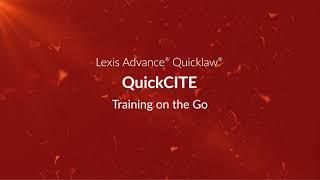 QuickCITE – Lexis Advance Quicklaw