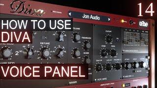 Voice Panel PART 14 | u-he DIVA Tutorial