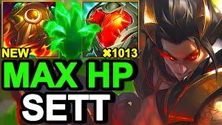 Wild Rift China Sett Top - NEW Sunfire Aegis Tank Sett Build Runes - Heartsteel Broken OP Item