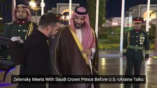 Saudi crown prince meets Zelensky | محمد بن سلمان يستقبل زيلينسكي في جدة