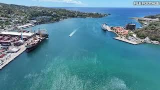 SAINT LUCIA CRUISE PORT OFFICIALLY BREAKS GROUND ON THE SAINT LUCIA CRUISE PORT PROJECT.