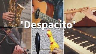 WHO PLAYED IT BETTER DESPACITO PIANO CHICKAN VIOLIN  FLUTE  GUITAN  SAXOPHONE