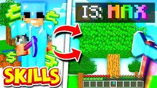 Which SKILL is the MOST OVERPOWERED in *NEW* SKYBLOCK MAP | Minecraft SKYBLOCK SERVER #14