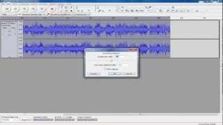 How to add an echo effect at the end of a sound (music) in Audacity - Tutorial