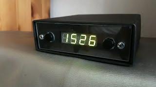 Simple digital clock with Attiny 2313 to supplement the WLAN-Internetradio