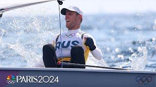 Matt Wearn repeats in men's dinghy sailing gold for Australia | Paris Olympics | NBC Sports