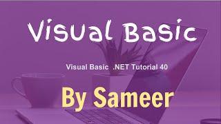 Visual Basic  NET Tutorial 40   How to use DateTimePicker Control and Format Date | Sameer