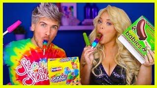 TRYING WEIRD POPSICLE FLAVORS! W/ TRISHA PAYTAS