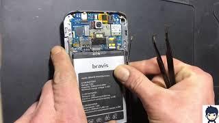 Bravis A553 нет сети легкий ремонт. does not catch the network easy repair