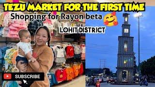 WENT TO TEZU MARKET FOR THE FIRST TIME|| Shopping for Rayon Beta