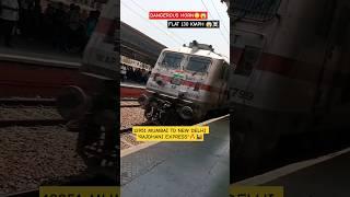 12951 MUMBAI TO NEW DELHI*राजधानी एक्सप्रेस*️FLAT 130 KMPH#shorts#youtubeshorts#ytshorts#explore