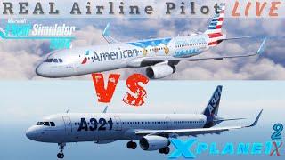 Xplane12 VS MSFS 2024 | Flight Model Challenge | REAL PILOT #fenix vs #toliss | #msfs2024 #xplane12