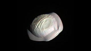 Cassini spacecraft reveals Saturn’s 'Flying Saucer' Moon Pan