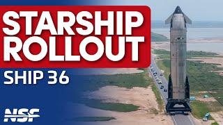  Starship 36 Rolls to Masseys for Testing Ahead of Starship Flight 10