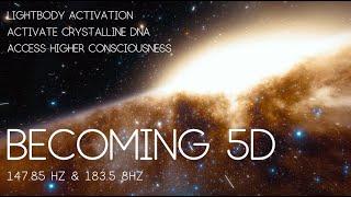 becoming 5d ▸ healing frequency music ▹ new earth ▹ lightbody ▹ raise your vibration ▹ awakening