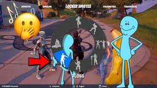 Pretending To Not Have Their Emotes With *NEW* Mr.Meeseeks Skin in Fortnite