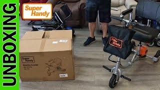 SuperHandy GUT140 Mobility Scooter  Unboxing and Setup