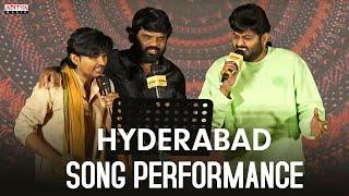 Hyderabad Song Performance By Saketh Komanduri & Charan Arjun | KCR Pre-Release Event|Rocking Rakesh