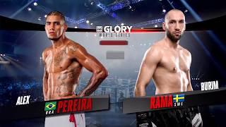 FULL MATCH - Alex Pereira vs. Burim Rama - Tournament Semi-finals: GLORY 40 Copenhagen