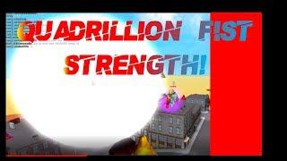 Roblox | Super Power Training SImulator - Getting a quadrillion fist strength!