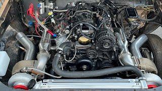 Twin turbo LS Gbody Cutlass first start up video