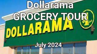 Dollarama Grocery Tour July 2024 #NovaScotia #FrugalLiving #GroceryBudget