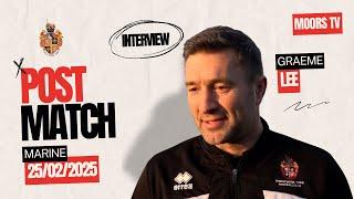 Post Match | Graeme Lee | Sutton United (A)