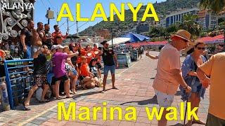 4K TURKEY  ALANYA Walk to Marina Walking Tour