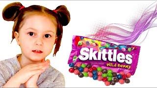 ВЕСЁЛЫЙ ОПЫТ С КОНФЕТАМИ SKITTLES