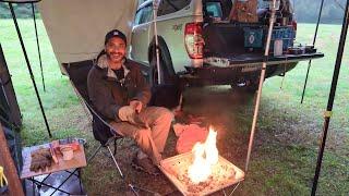 Best Car Tent Ever Camping In Heavy Rain