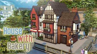 Семейный Дом с Пекарней│Строительство│Family House With Bakery│SpeedBuild│NO CC [The Sims 4]