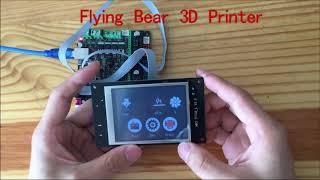 Flying Bear P905x touch screen firmware installation