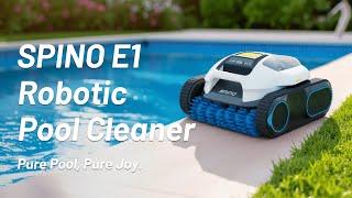 Introducing the SPINO E1 Robotic Pool Cleaner: Pure Pool, Pure Joy