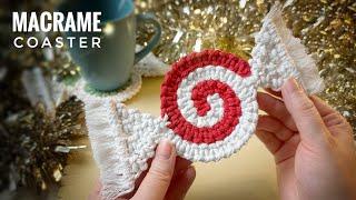 DIY Macrame Coaster | Easy Mint coasters