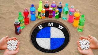 BMW Logo in the Hole with Orbeez, Coca Cola, Mentos & Popular Sodas