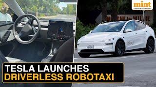 Elon Musk Launches Driverless Tesla Robotaxi In Austin | All You Need To Know | Watch