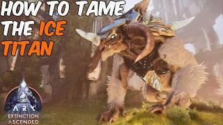 How To Tame The Ice Titan in ARK Survival Ascended